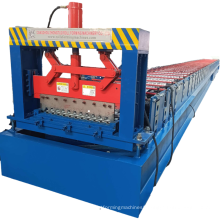 Metal floor deck sheet roll forming machine light steel floor beam machine for villa